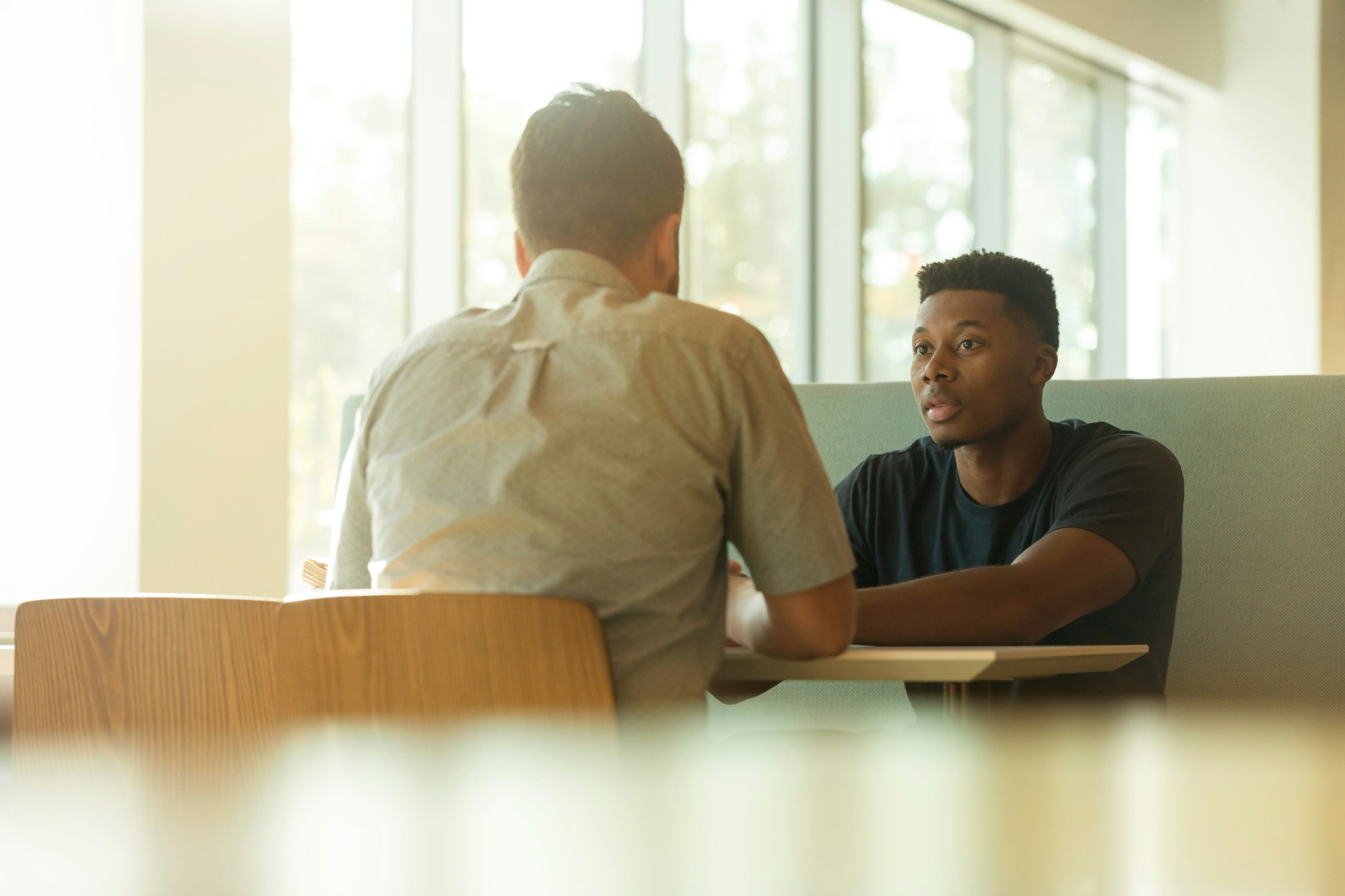One-on-one mentoring session
